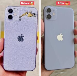 Apple iPhone Back Door Glass Repair in Lewisville, Texas